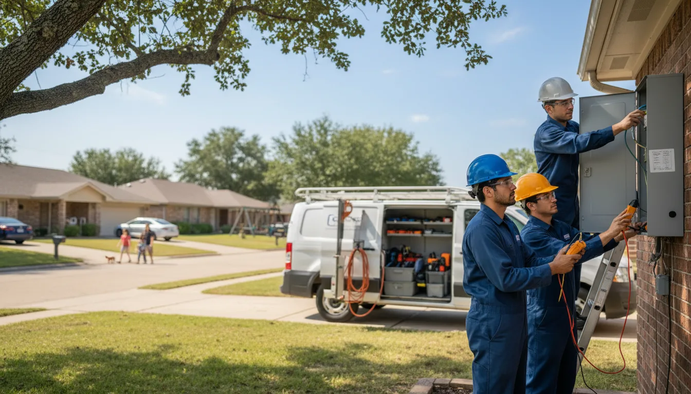 Certified electrician providing emergency electrical services in Mullen, NE
